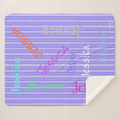 HAMbWG - Softest Fleece - Jouw naam! Sherpa Deken (Voorkant (horizontaal))