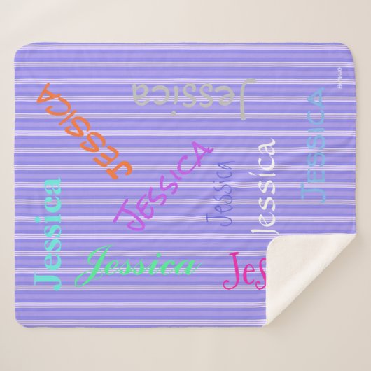 HAMbWG - Softest Fleece - Jouw naam! Sherpa Deken (Voorkant (horizontaal))