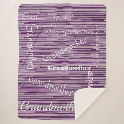 HAMbWG - Softest Fleece - Jouw naam! Sherpa Deken (Voorkant)