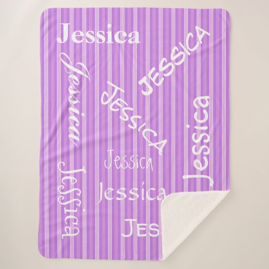 HAMbWG - Softest Fleece - Jouw naam! Sherpa Deken (Voorkant)