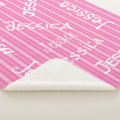 HAMbWG - Softest Fleece - Jouw naam! Sherpa Deken (3/4)