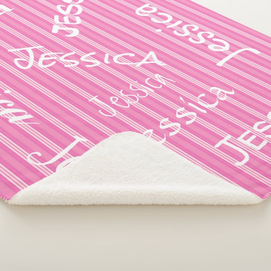 HAMbWG - Softest Fleece - Jouw naam! Sherpa Deken (3/4)