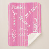 HAMbWG - Softest Fleece - Jouw naam! Sherpa Deken (Voorkant)