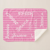 HAMbWG - Softest Fleece - Jouw naam! Sherpa Deken (Voorkant (horizontaal))