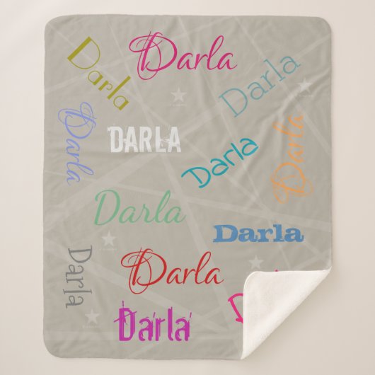 HAMbWG - Softest Fleece - Jouw naam! Sherpa Deken (Voorkant)