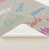 HAMbWG - Softest Fleece - Jouw naam! Sherpa Deken (3/4)