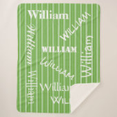 HAMbWG - Softest Fleece - Jouw naam! Sherpa Deken (Voorkant)