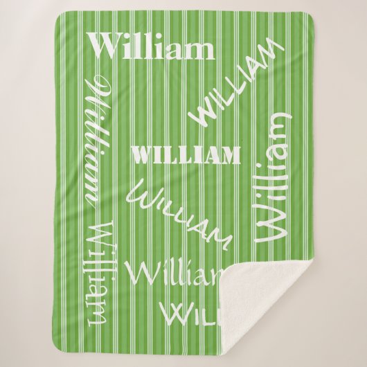 HAMbWG - Softest Fleece - Jouw naam! Sherpa Deken (Voorkant)