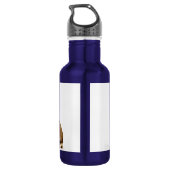 HAMbWG Squirrel Blue/White - waterfles (18 oz) (Achterkant)