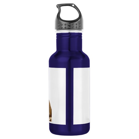 HAMbWG Squirrel Blue/White - waterfles (18 oz) Waterfles (Achterkant)