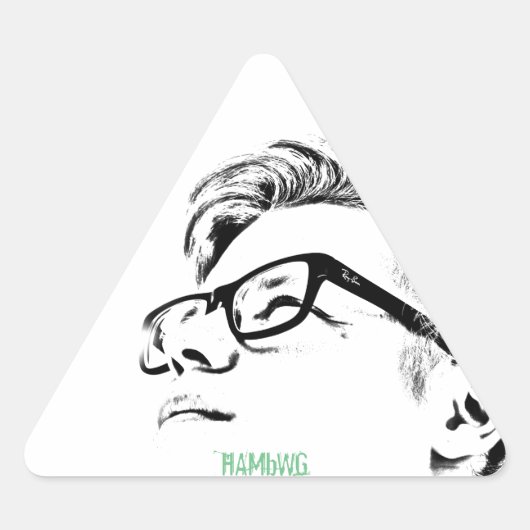 HAMbWG - Sticker - Hipster (Voorkant)
