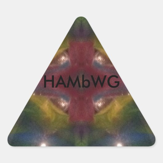 HAMbWG - Sticker - Psychadelic (Voorkant)