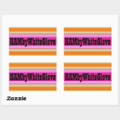 HAMbWG - Sticker - Roze zonnevaste Logo (Vel)