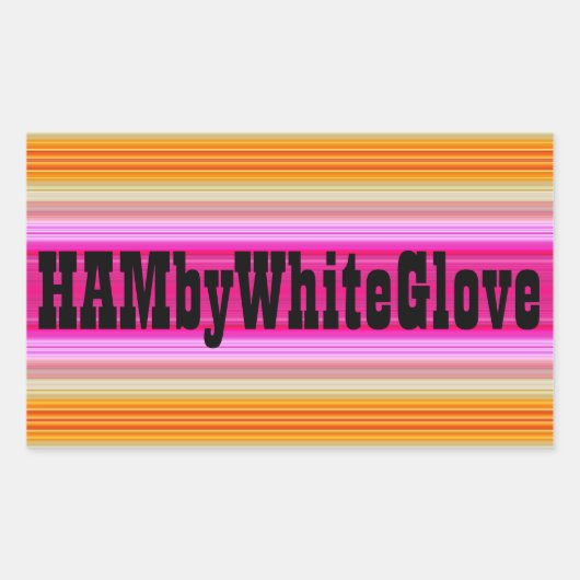 HAMbWG - Sticker - Roze zonnevaste Logo (Voorkant)