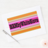 HAMbWG - Sticker - Roze zonnevaste Logo (Envelop)