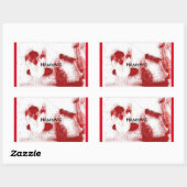 HAMbWG - Stickers - Resten van Schaatsen - Rood (Vel)