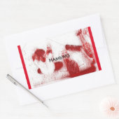 HAMbWG - Stickers - Resten van Schaatsen - Rood (Envelop)
