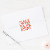 HAMbWG - Stickers - Rood QR-Logo (Envelop)