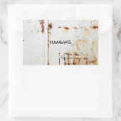 HAMbWG - Stickers - Verhard Wit met Logo (Tas)