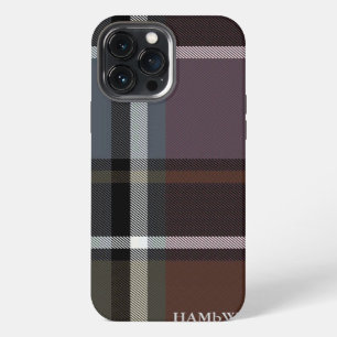 HAMbWG  Stroeve Xtreme Hoesje - Zachte Roest Plaid iPhone 13 Pro Max Hoesje