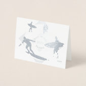 HAMbWG - Surfer Thema Folie Kaarten (Voorkant)