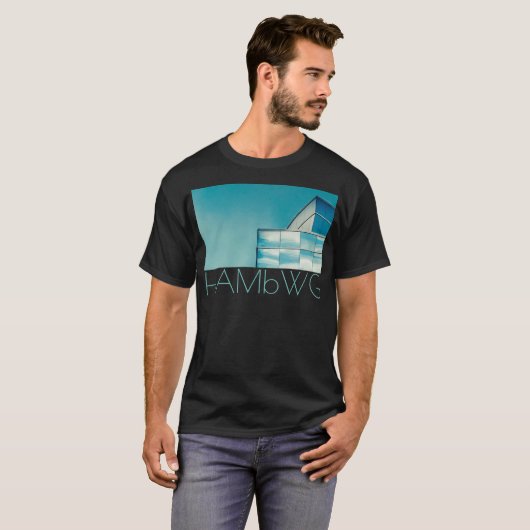 HAMbWG - T-Shirt - Arch Aqua 1920 010417 1149A2 (Voorkant volledig)
