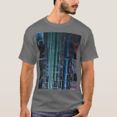 HAMbWG - T-Shirt - Architectuur gekleurde buizen L (Voorkant)