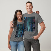 HAMbWG - T-Shirt - Architectuur gekleurde buizen L (Unisex)