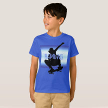 HAMbWG - T Shirt - Moonlight Schaats Boarder