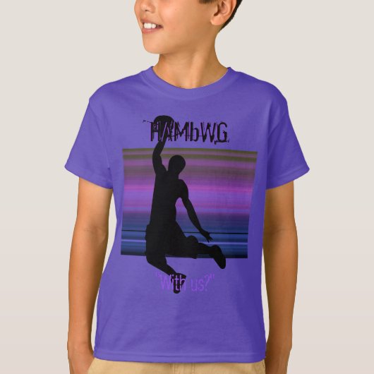 HAMbWG - T Shirt of Sweatshirt - Basketball Player (Voorkant)