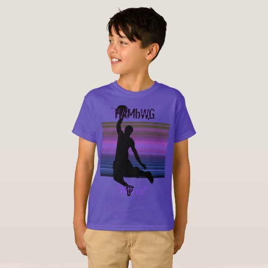 HAMbWG - T Shirt of Sweatshirt - Basketball Player (Voorkant volledig)