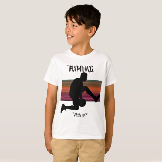HAMbWG - T Shirt of Sweatshirt - Basketball Player (Voorkant volledig)