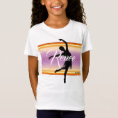 HAMbWG - T Shirt - Oranje Violet Ballerina (Voorkant)