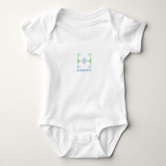 HAMbWG T-Shirt - Pastel Snowflake Boy (Voorkant)