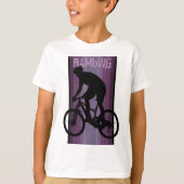 HAMbWG - T Shirt - Raspberry Bike Rider (Voorkant)
