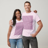 HAMbWG - T-Shirt - Roze streep (Unisex)