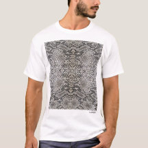 HAMbWG - T-shirt - Slangenhuid ontwerp