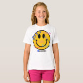 HAMbWG - T-Shirts - BFF Gele Emoji (Voorkant volledig)