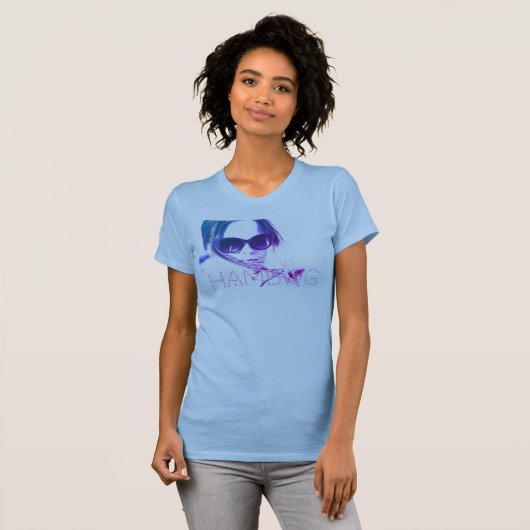 HAMbWG - T-Shirts - HAMbWG B W Face w Logo 4 (Voorkant volledig)