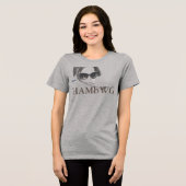 HAMbWG - T-Shirts - HAMbWG B W Face w Logo 4 (Voorkant volledig)