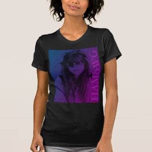 HAMbWG - T-Shirts - HAMbWG - meisje dat haar aanra