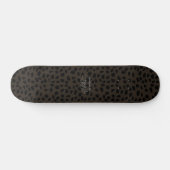 HAMbWG Taupe Leopard Persoonlijk Skateboard (Horizontaal)
