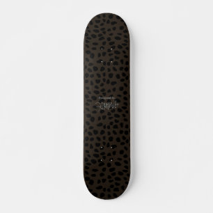 HAMbWG Taupe Leopard Persoonlijk Skateboard