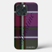 HAMbWG Tough Xtreme Phone Case - Blauwgroen Plum P (Achterkant)