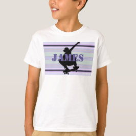 HAMbWG - Ultra Violet Paarse skateboarder T-shirt