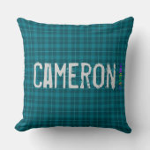 HAMbWG Vanity Pillow - Add name - Blauwgroen speld Kussen (Voorkant)