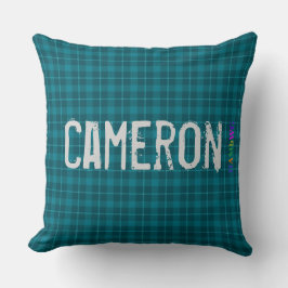 HAMbWG Vanity Pillow - Add name - Blauwgroen speld Kussen