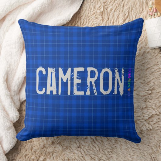 HAMbWG Vanity Pillow - Add name - Blue Pset Kussen (Deken)