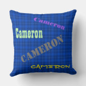 HAMbWG Vanity Pillow - Add name - Blue Pset Kussen (Achterkant)