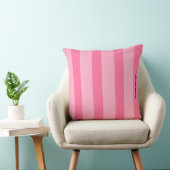 HAMbWG Vanity Pillow - Add name - Pink Stripe Kussen (Stoel)